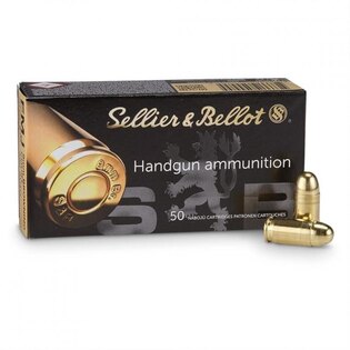 Naboje FMJ Sellier&Bellot® / 9 mm Browning Court / 6 g - 92 grs / 50 szt