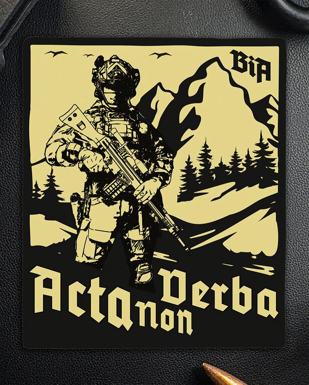 Naklejka Acta Non Verba Brothers in Arms®