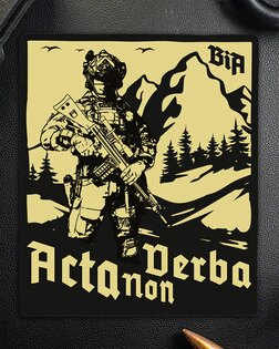 Naklejka Acta Non Verba Brothers in Arms®