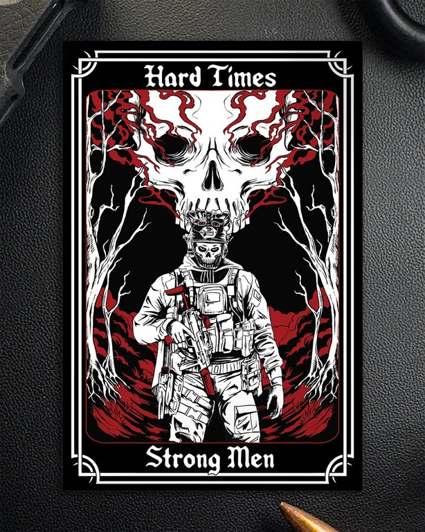 Naklejka Hard Times Tarot Brothers in Arms®