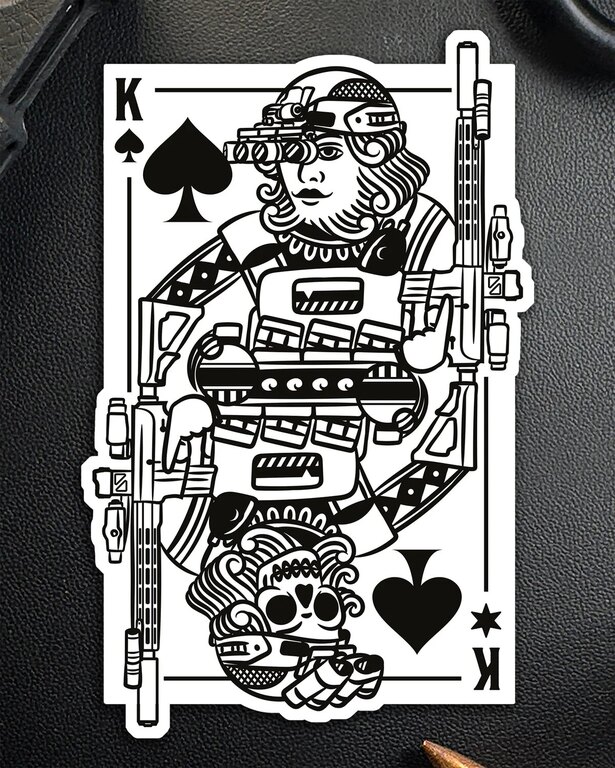 Naklejka King of Spades Brothers in Arms®