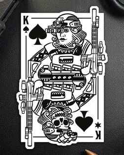 Naklejka King of Spades Brothers in Arms®