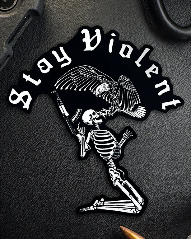 Naklejka Stay Violent Brothers in Arms®