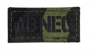 Naszywka AČR IR Combat Systems® grupa krwi AB NEG - wzór 95