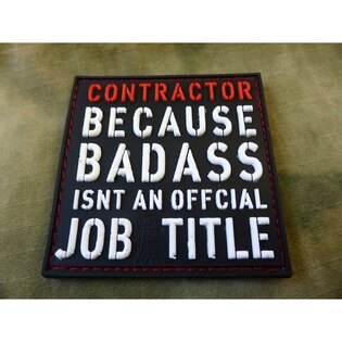 Naszywka Contractor JTG® - kolorowa