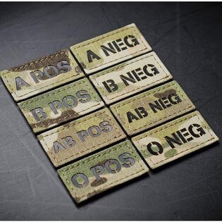 Naszywka grupa krwi AČR IR Combat Systems®