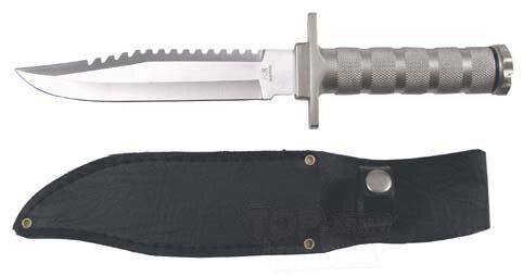 Nóż Fox Outdoor® z zestawem survivalowym w rękojeści