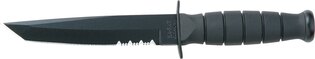 Nóż z stałą głownią KA-BAR® Short Tanto z kombinowanym ostrzem