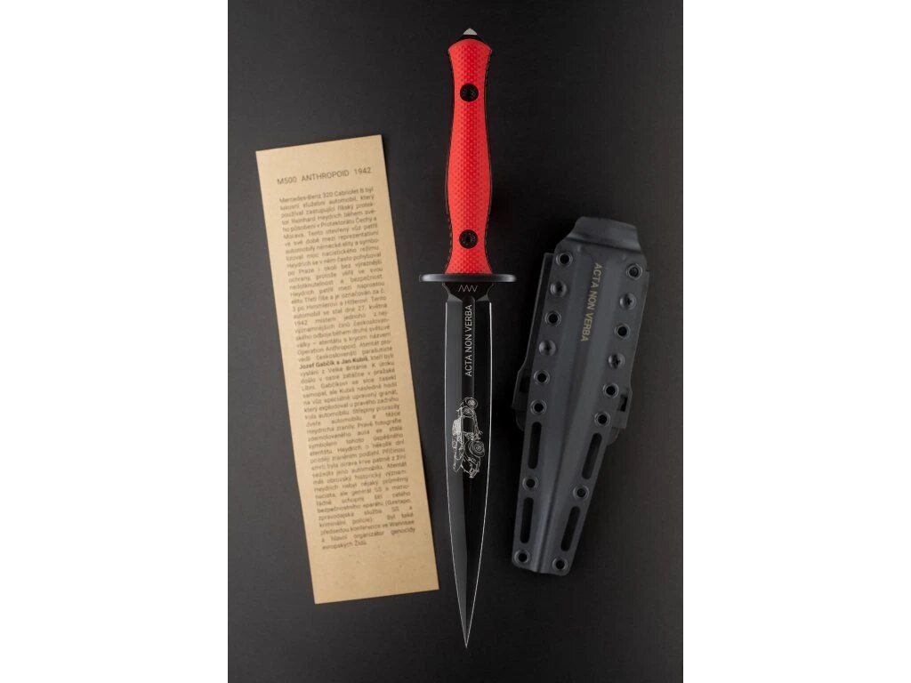 Nóż z stałą głownią M500 Anthropoid 1942 ANV®