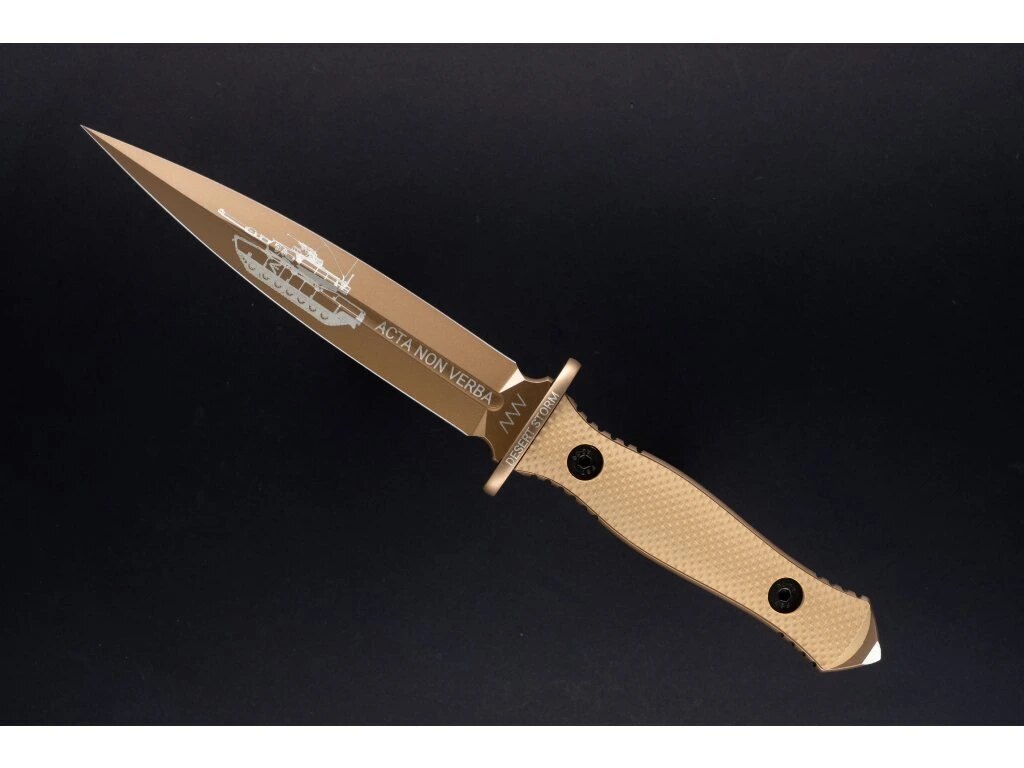 Nóż z stałą głownią M500 Kamba Desert Storm ANV®