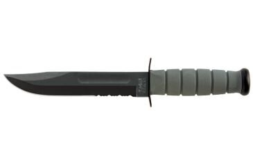 Nóż z stałą klingą KA-BAR® Fighting-Utility Knife foliage green z ostrzem kombinowanym