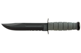Nóż z stałą klingą KA-BAR® Fighting-Utility Knife foliage green z ostrzem kombinowanym