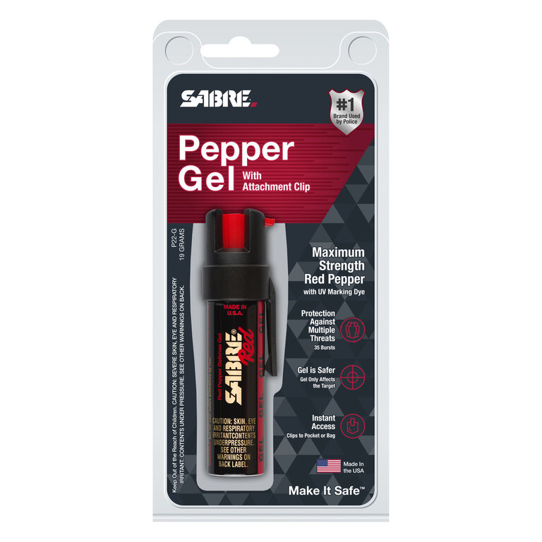 Obronny spray Civilian z klipsem Sabre Red®, żel
