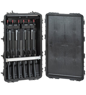 Odporne wodoodporna walizka na 6 karabinów 10826 Explorer Cases® / z systemem broniowym