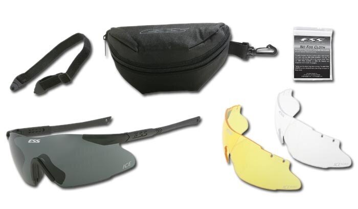Okulary ochronne ESS® ICE™ 3LS zestaw