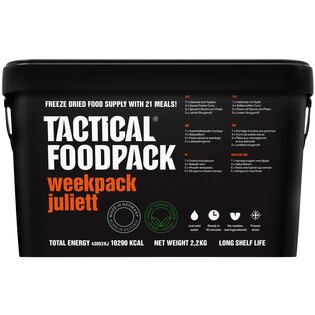 Opakowanie awaryjne żywności Weekpack Juliett Tactical Foodpack®