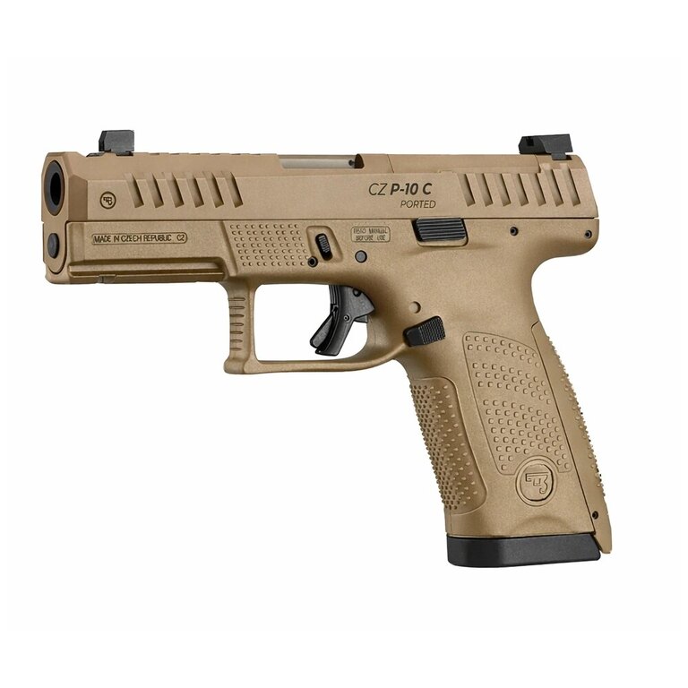 Pistolet CZ P-10 C PORTED FDE / kaliber 9x19 CZUB®