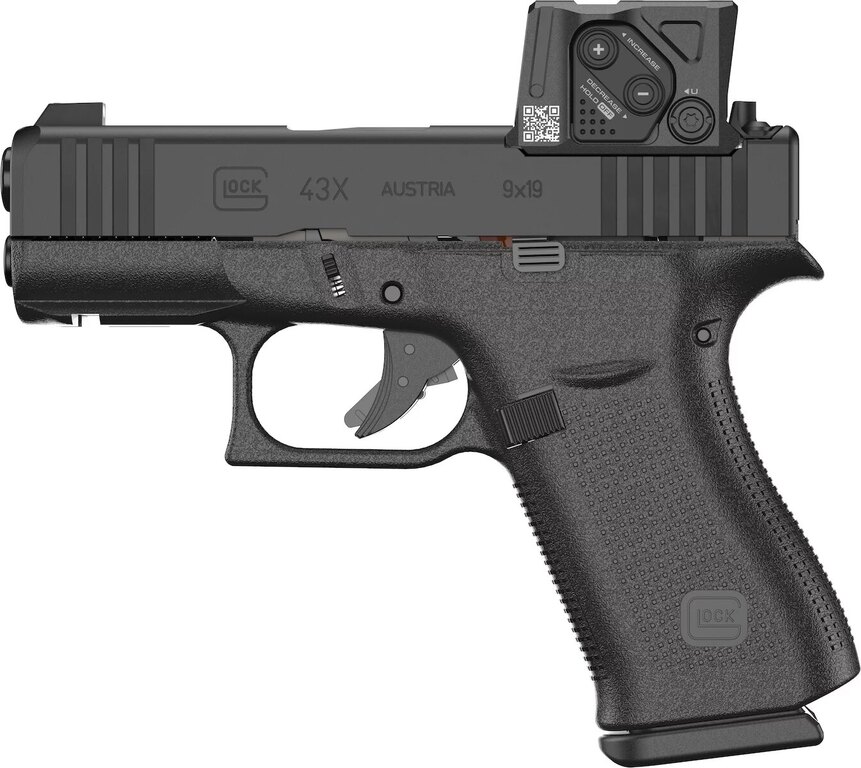 Pistolet Glock 43X A-CUT™ / Aimpoint COA™ / kaliber 9×19