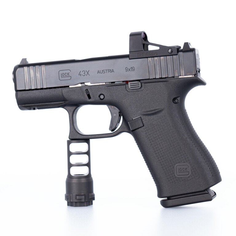 Pistolet Glock 43X MOS z kolimatorem RMSc Shield / kaliber 9x19