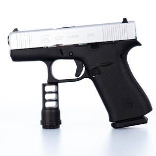 Pistolet Glock 43X Silver Slide / kaliber 9×19