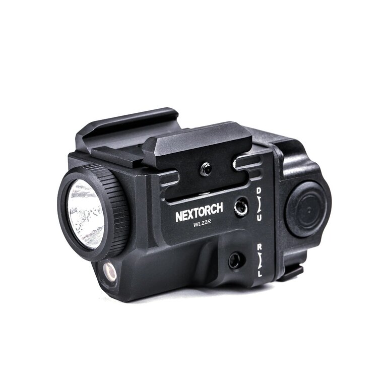 Pistoletowa latarka LED WL22R / czerwony laser NexTorch®