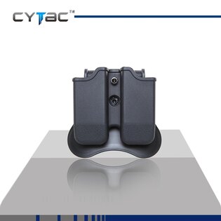 Podwójna ładownica na magazynek pistoletowy Cytac® Glock - czarna