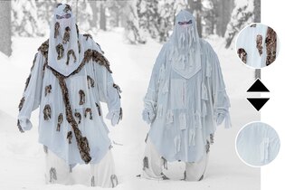 Poncho maskujące Snow Hoodie Ghosthood®