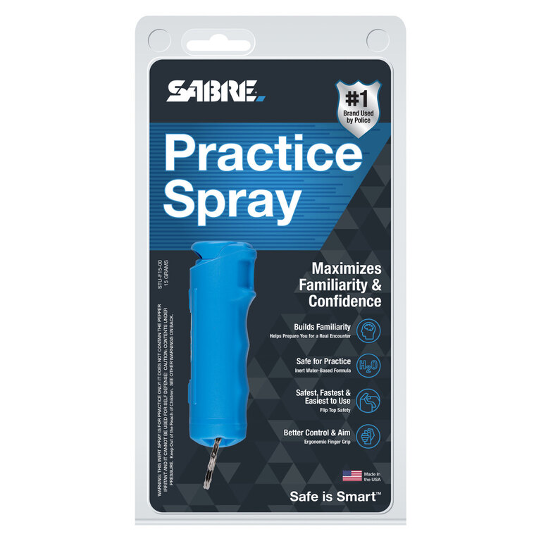 Praktyczny obronny spray Practice FlipTop Sabre Red®