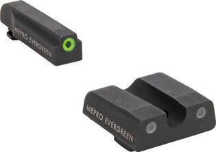 Przyrządy celownicze Evergreen™ Meprolight® dla Glock / pomarańczowa muszka, zielona szczerbinka