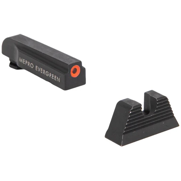 Przyrządy celownicze Evergreen™ Meprolight® do Glock / pomarańczowa muszka, czyste celowniki