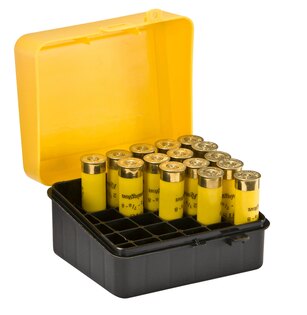 Pudełko na naboje - śrutowe 25 szt. Plano Molding® USA - Yellow/Black