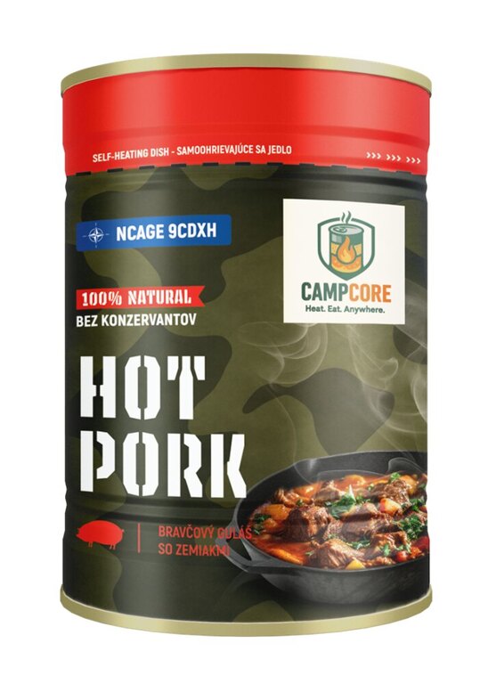 Puszka Hot Pork CampCore® / samopodgrzewająca
