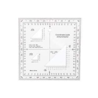 Rothco® linijka współrzędnych i kątomierz