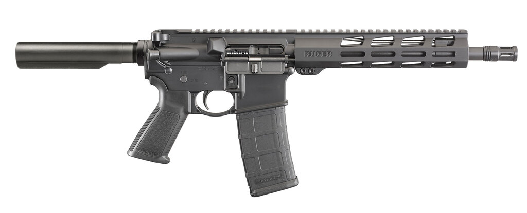 Samopowtarzalny karabin Ruger SB Tactical 10.5" / 30 nabojów, kaliber 5.56 NATO / 223 Rem