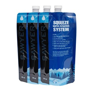 Składany bidon SAWYER® 1 litr, zestaw 3 sztuki