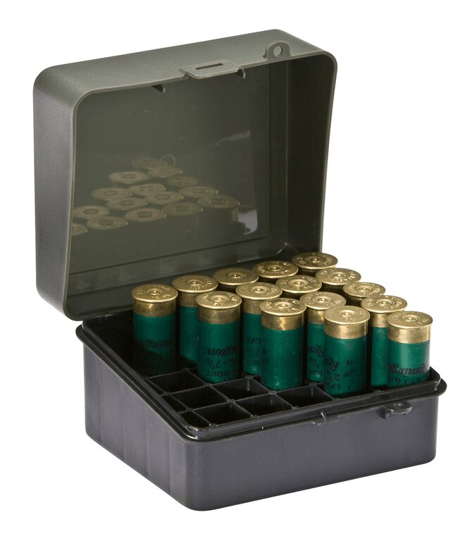 Skrzynka na naboje - śrutowe 25 szt. Plano Molding® USA - OD Green/Black