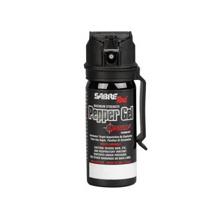 Spray obronny Crossfire Flip-Top z klipsem Sabre Red®, żel