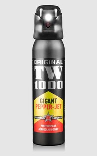 Spray obronny ze światłem Gigant Pepper - Jet TW1000® / 150 ml