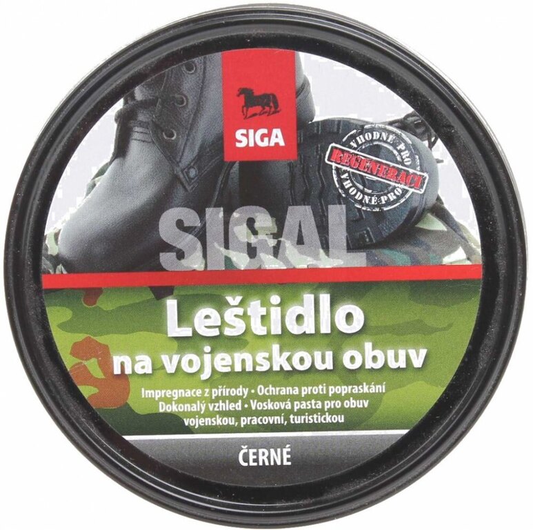 Środek do polerowania obuwia wojskowego Siga 250 g