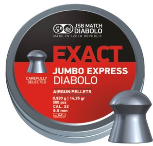 Śrut Exact Jumbo Express 5.52 mm JSB® / 500 szt.