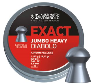 Śrut Exact Jumbo Heavy 5.52 mm JSB® / 250 szt.