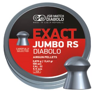 Śrut Exact Jumbo RS 5,52 mm JSB® / 500 szt.