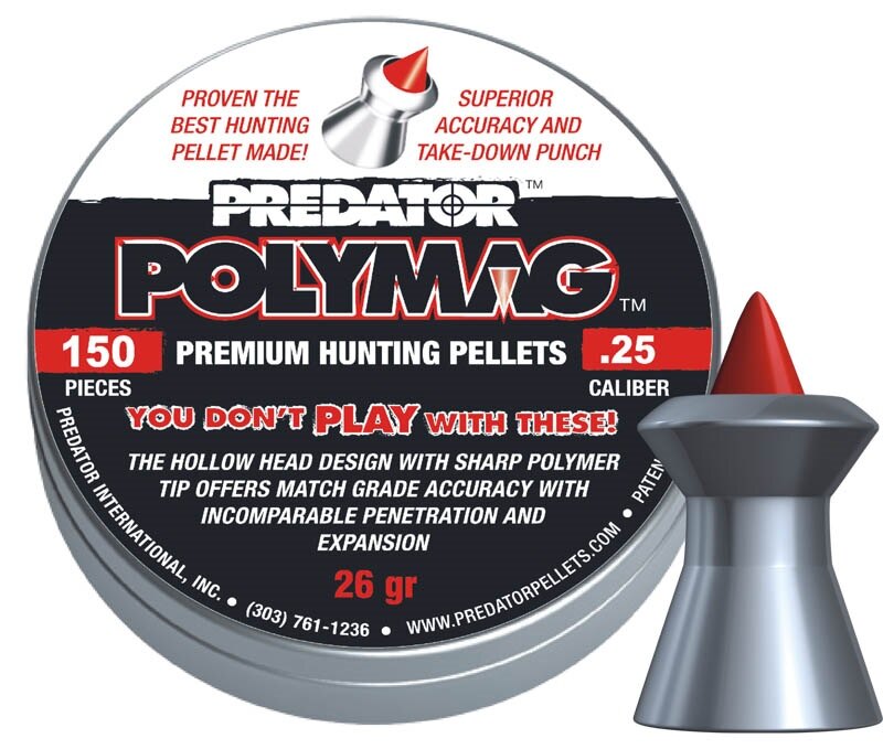 Śrut Predator Polymag 6,35 mm JSB® / 150 sztuk