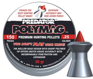Śrut Predator Polymag 6,35 mm JSB® / 150 sztuk