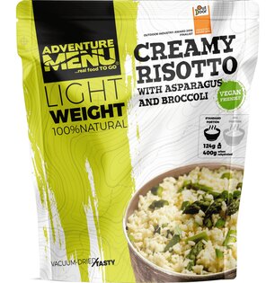 Suszone jedzenie Kremowe risotto ze szparagami i brokułami Adventure Menu®