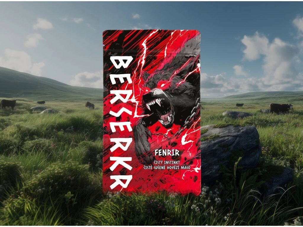 Suszone mięso wołowe / jerky FENRIR - Czyste mięso Berserker®