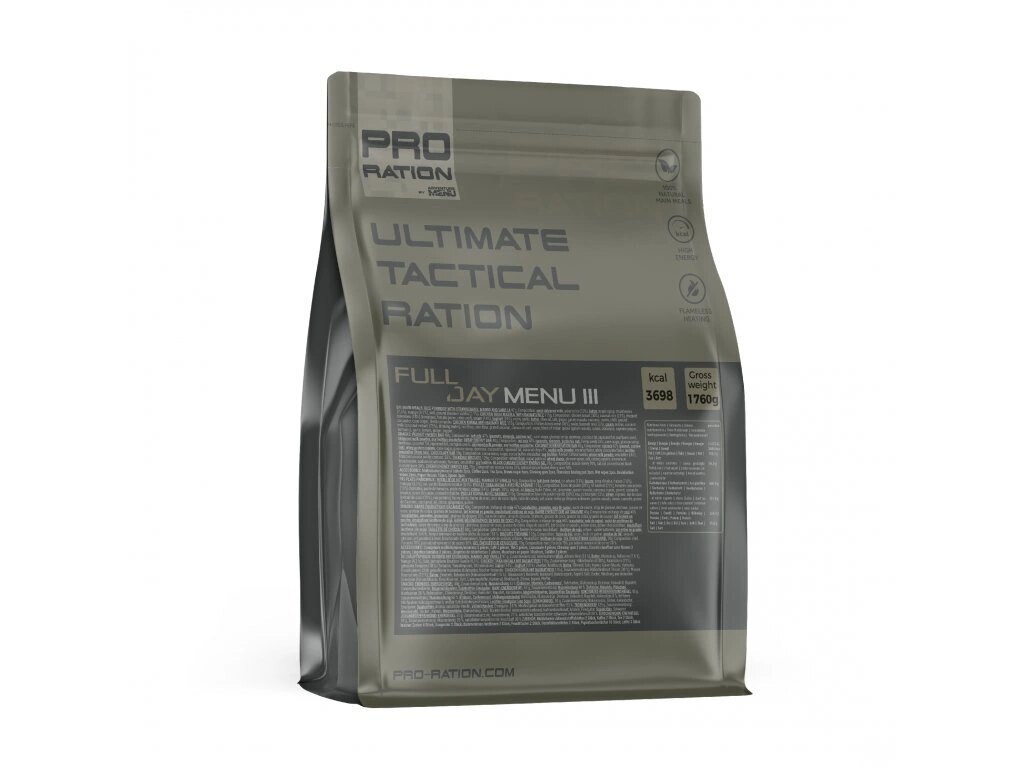 Ultimate Tactical Ration Full-Day, MENU VEGE