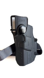 Uniwersalna kabura pistolet/latarka Mega-Fit Cytac®, obniżona platforma