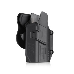 Uniwersalna kabura pistolet/latarka Mega-Fit Cytac®, płetwa