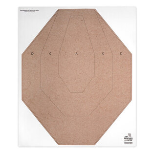 Wodoodporny strzelecki cel IPSC Modestone® / 10 szt.